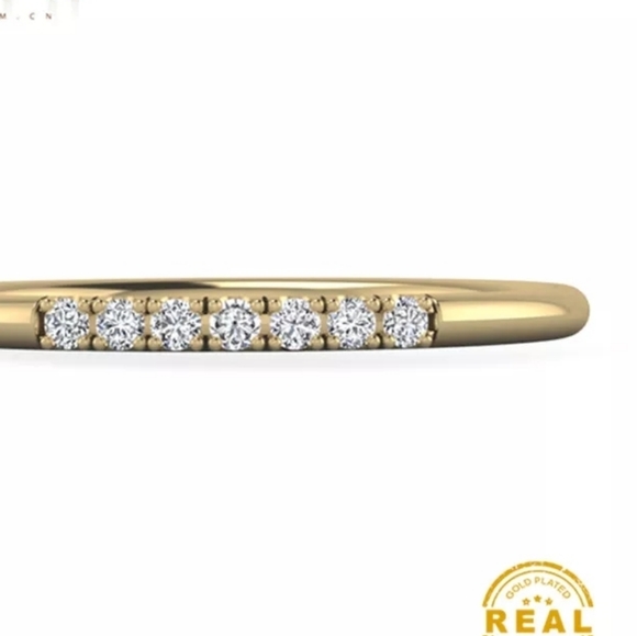 ☆Micro Pave Zircon Crstal Ring☆ - Picture 2 of 2